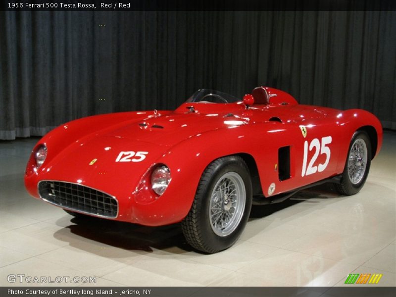 Front 3/4 View of 1956 500 Testa Rossa 