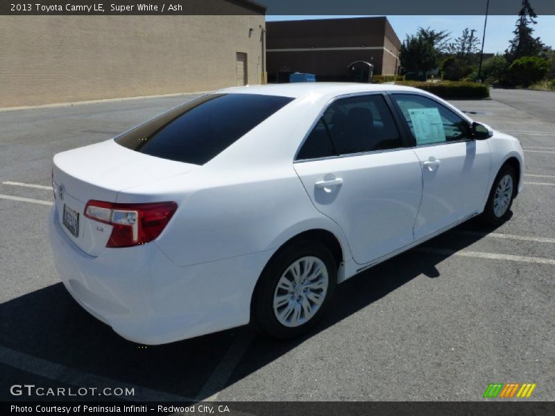 Super White / Ash 2013 Toyota Camry LE