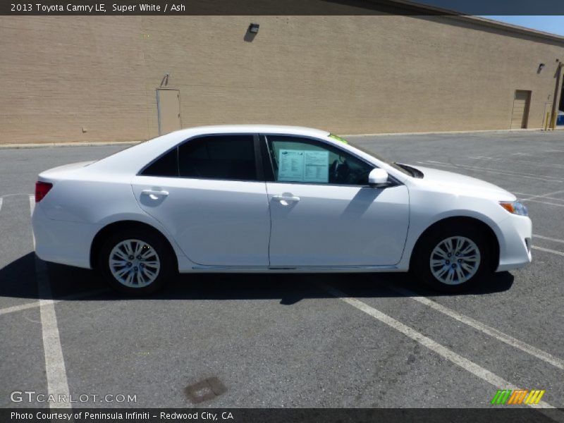 Super White / Ash 2013 Toyota Camry LE