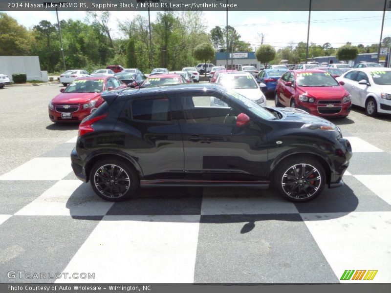 Sapphire Black / NISMO RS Leather/Synthetic Suede 2014 Nissan Juke NISMO RS