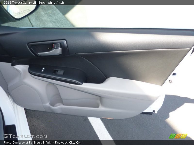 Super White / Ash 2013 Toyota Camry LE
