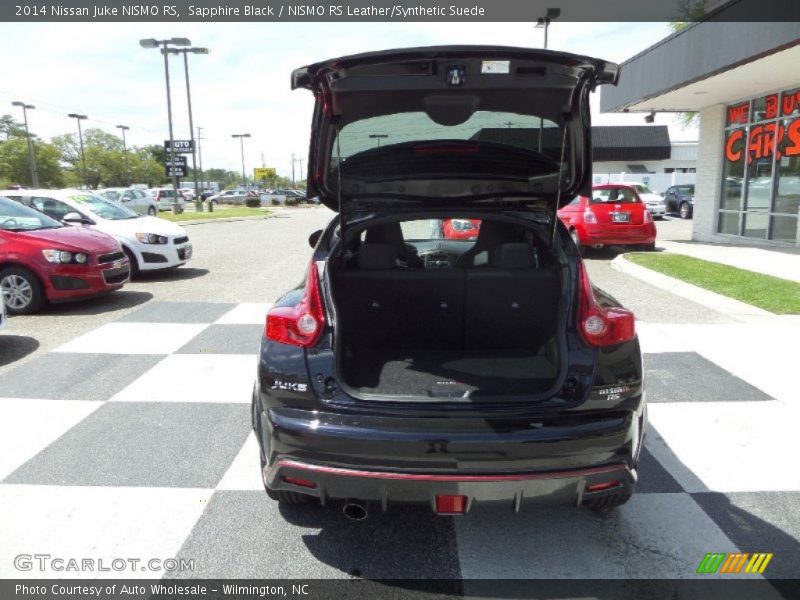 Sapphire Black / NISMO RS Leather/Synthetic Suede 2014 Nissan Juke NISMO RS