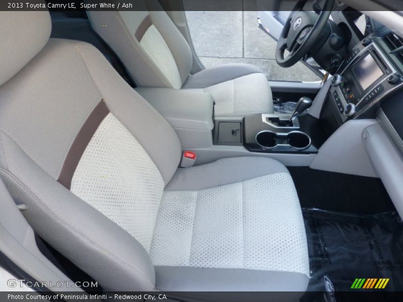 Super White / Ash 2013 Toyota Camry LE