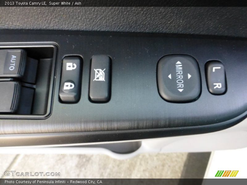 Super White / Ash 2013 Toyota Camry LE