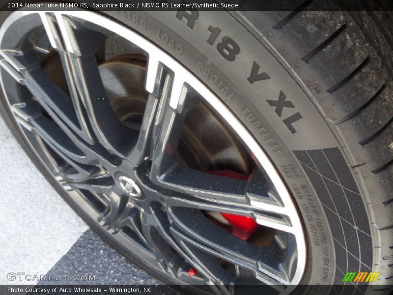 Sapphire Black / NISMO RS Leather/Synthetic Suede 2014 Nissan Juke NISMO RS