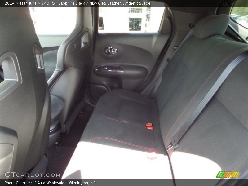Rear Seat of 2014 Juke NISMO RS