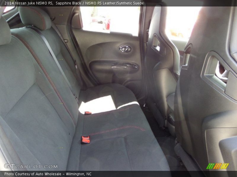 Rear Seat of 2014 Juke NISMO RS