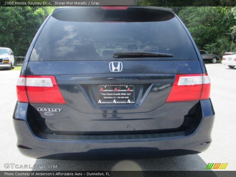 Ocean Mist Metallic / Gray 2006 Honda Odyssey EX-L