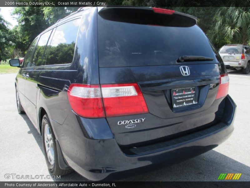 Ocean Mist Metallic / Gray 2006 Honda Odyssey EX-L