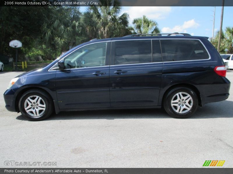 Ocean Mist Metallic / Gray 2006 Honda Odyssey EX-L