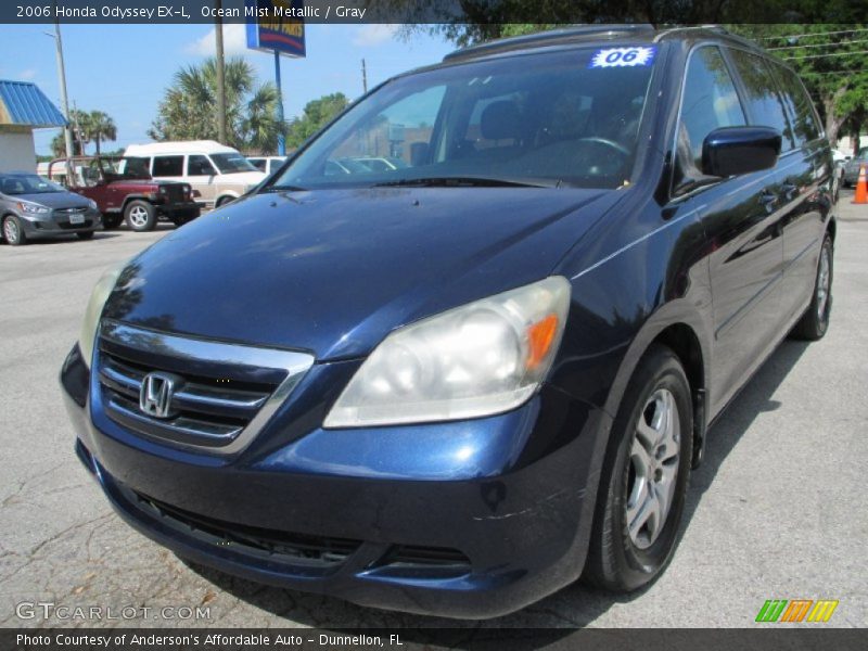 Ocean Mist Metallic / Gray 2006 Honda Odyssey EX-L
