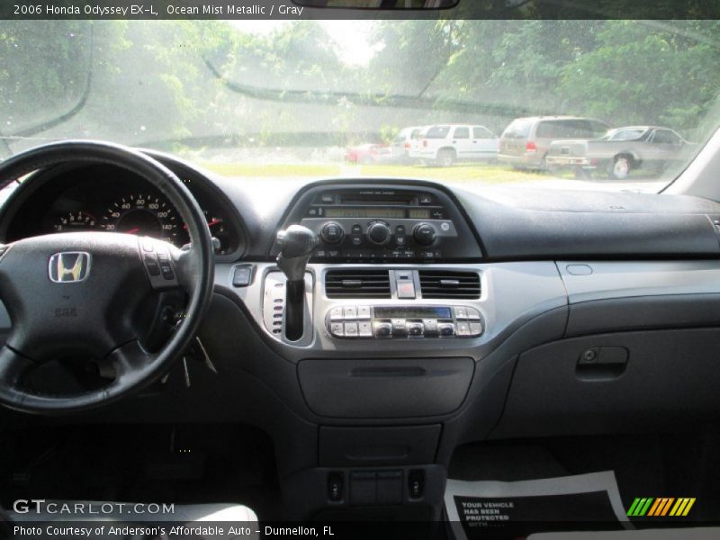 Ocean Mist Metallic / Gray 2006 Honda Odyssey EX-L