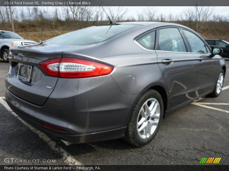 Sterling Gray / Charcoal Black 2014 Ford Fusion SE