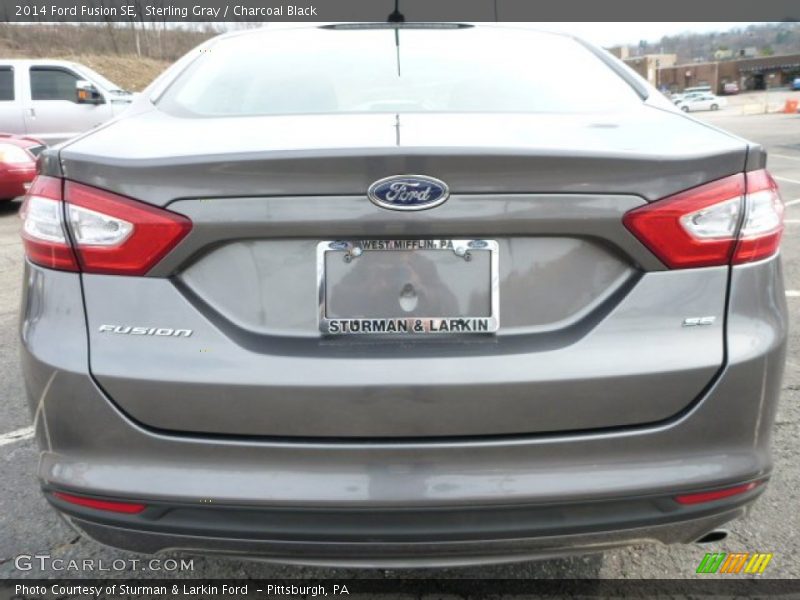Sterling Gray / Charcoal Black 2014 Ford Fusion SE