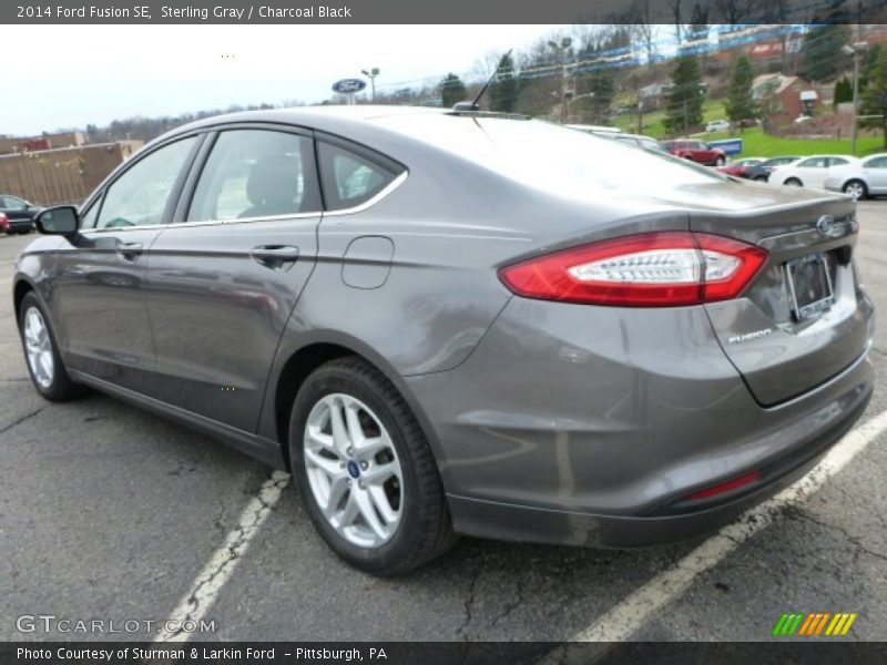 Sterling Gray / Charcoal Black 2014 Ford Fusion SE