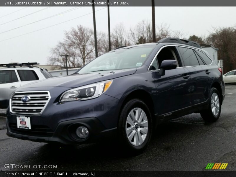 Carbide Gray Metallic / Slate Black 2015 Subaru Outback 2.5i Premium