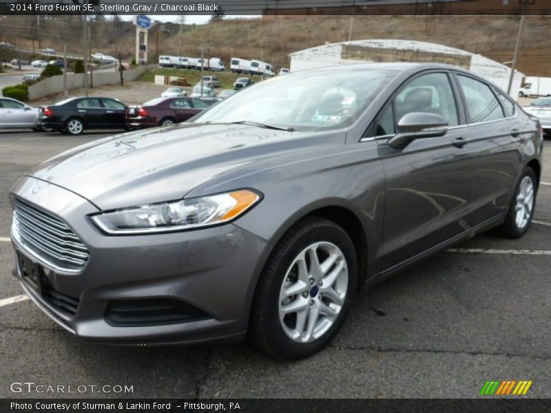 Sterling Gray / Charcoal Black 2014 Ford Fusion SE