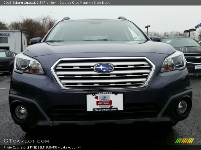 Carbide Gray Metallic / Slate Black 2015 Subaru Outback 2.5i Premium