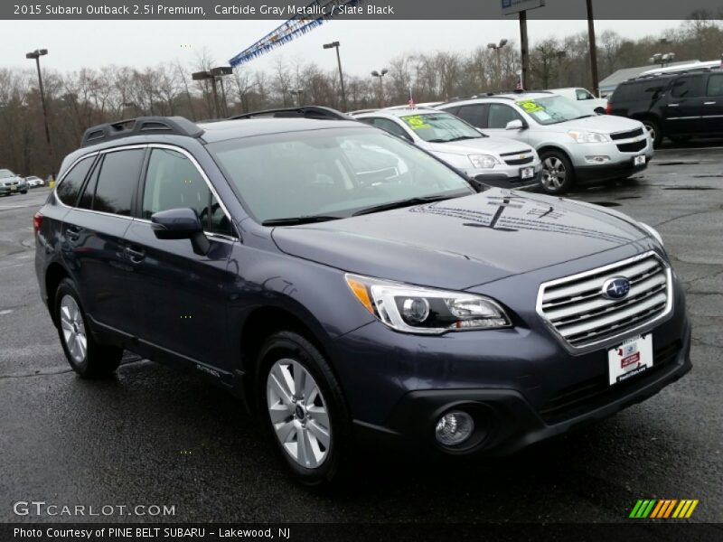 Carbide Gray Metallic / Slate Black 2015 Subaru Outback 2.5i Premium