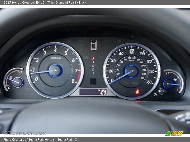 White Diamond Pearl / Black 2015 Honda Crosstour EX V6