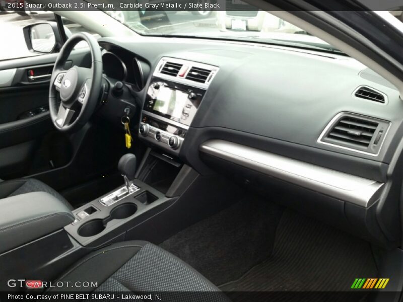 Carbide Gray Metallic / Slate Black 2015 Subaru Outback 2.5i Premium