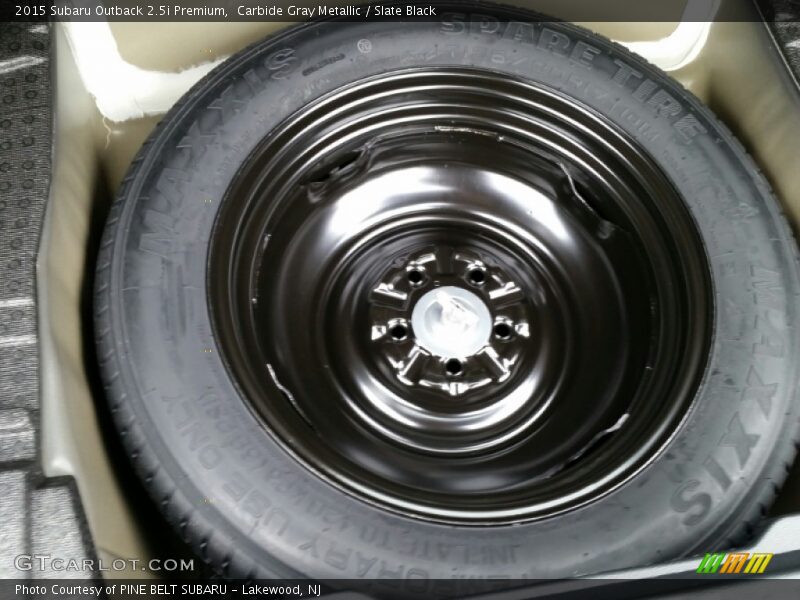 Carbide Gray Metallic / Slate Black 2015 Subaru Outback 2.5i Premium