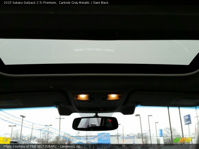 Carbide Gray Metallic / Slate Black 2015 Subaru Outback 2.5i Premium