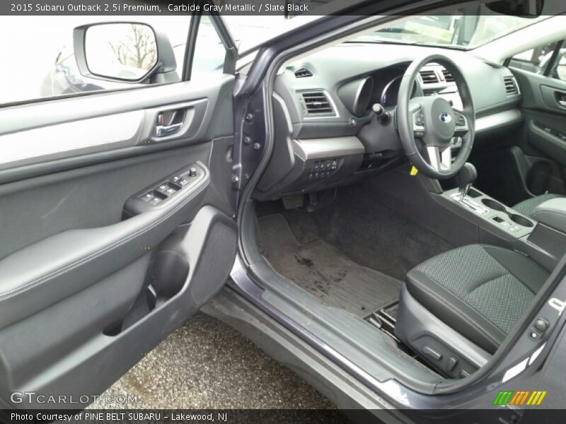  2015 Outback 2.5i Premium Slate Black Interior