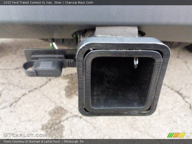 Silver / Charcoal Black Cloth 2015 Ford Transit Connect XL Van