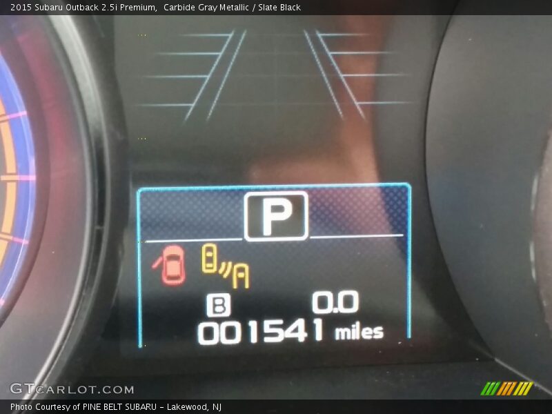 Carbide Gray Metallic / Slate Black 2015 Subaru Outback 2.5i Premium
