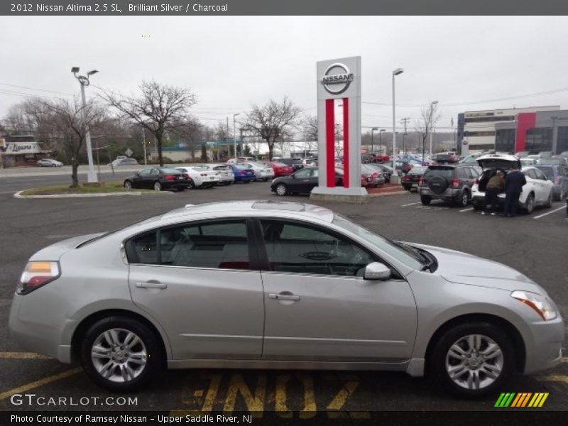 Brilliant Silver / Charcoal 2012 Nissan Altima 2.5 SL