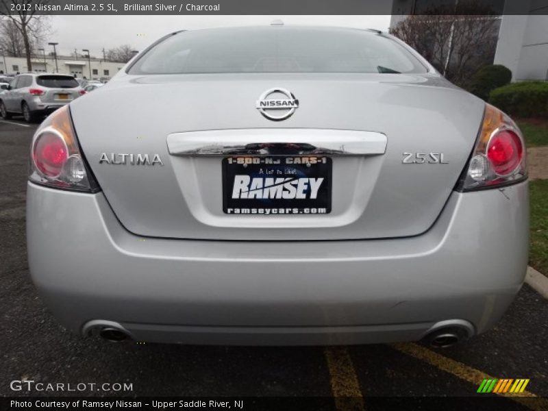 Brilliant Silver / Charcoal 2012 Nissan Altima 2.5 SL