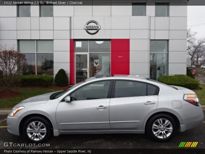 Brilliant Silver / Charcoal 2012 Nissan Altima 2.5 SL