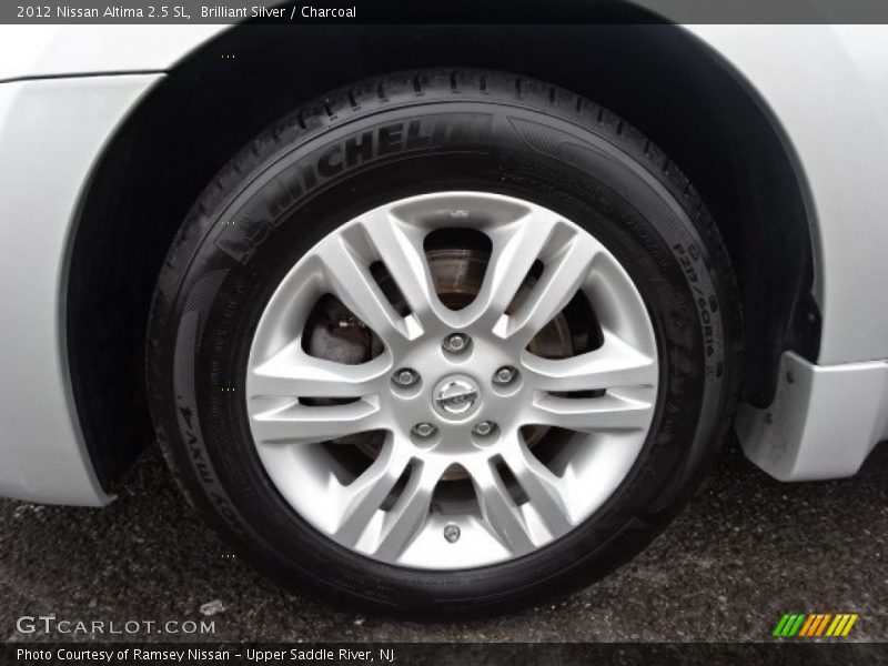 Brilliant Silver / Charcoal 2012 Nissan Altima 2.5 SL