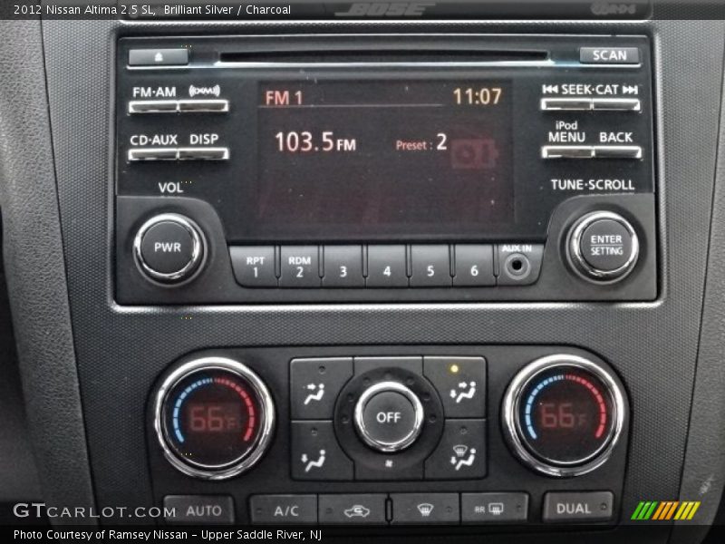 Brilliant Silver / Charcoal 2012 Nissan Altima 2.5 SL