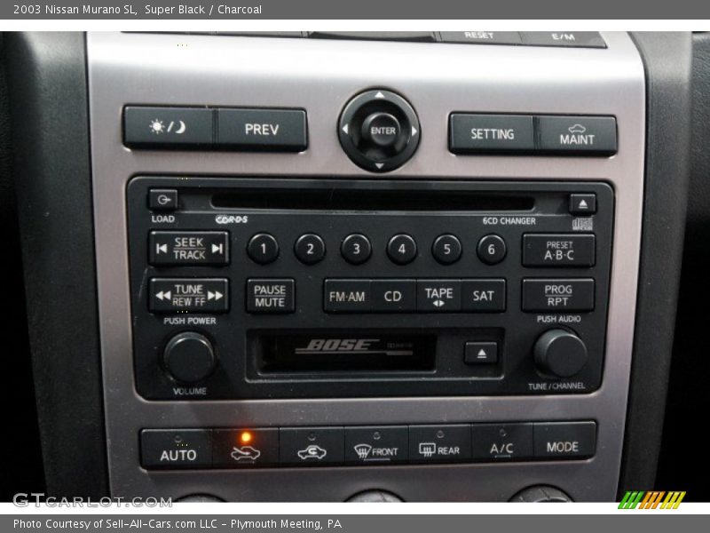 Super Black / Charcoal 2003 Nissan Murano SL