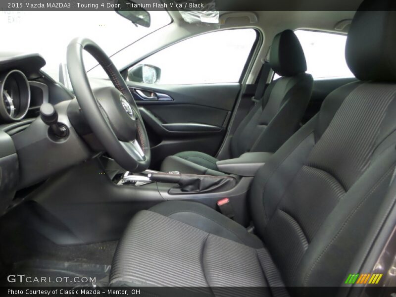 Titanium Flash Mica / Black 2015 Mazda MAZDA3 i Touring 4 Door