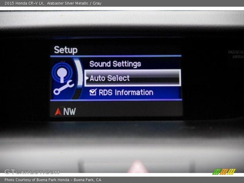 Alabaster Silver Metallic / Gray 2015 Honda CR-V LX