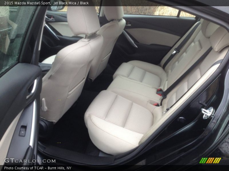 Rear Seat of 2015 Mazda6 Sport