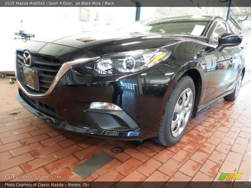 Jet Black Mica / Black 2015 Mazda MAZDA3 i Sport 4 Door
