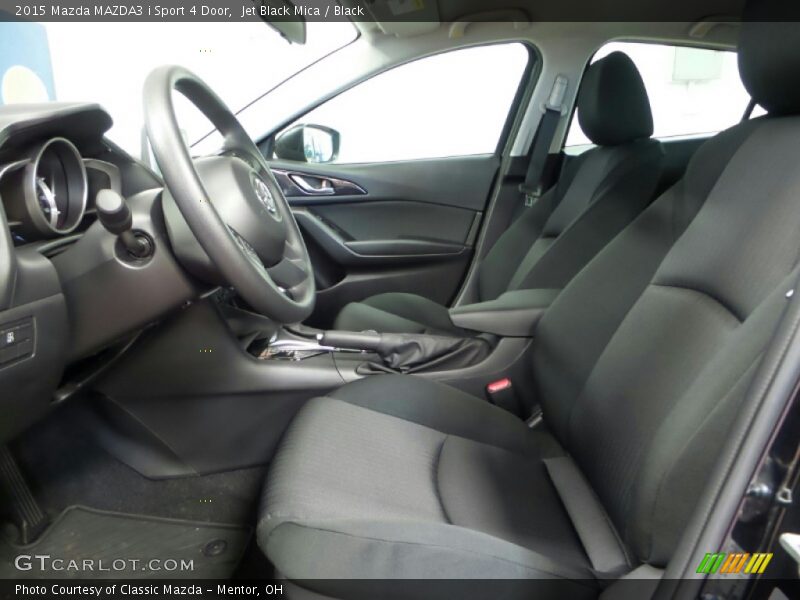 Jet Black Mica / Black 2015 Mazda MAZDA3 i Sport 4 Door