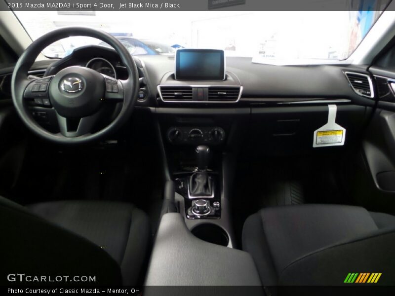 Jet Black Mica / Black 2015 Mazda MAZDA3 i Sport 4 Door