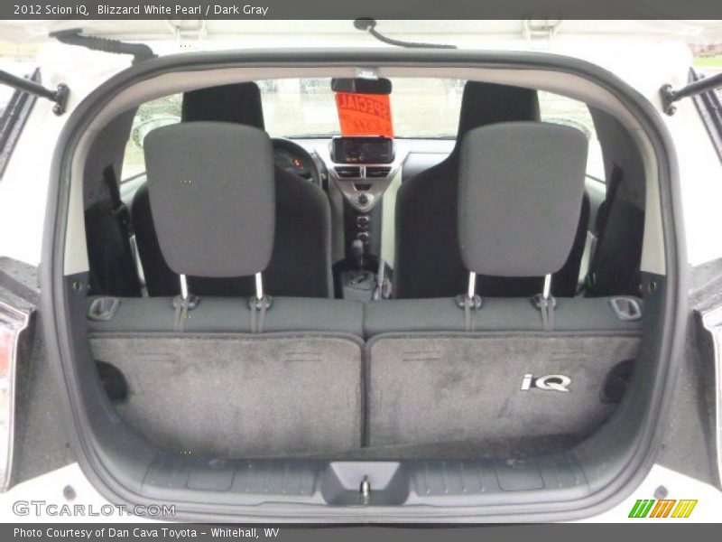 Blizzard White Pearl / Dark Gray 2012 Scion iQ
