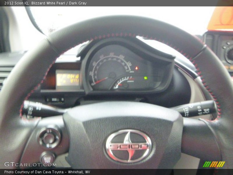 Blizzard White Pearl / Dark Gray 2012 Scion iQ