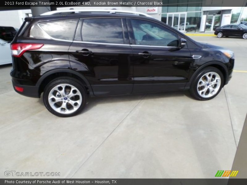 Kodiak Brown Metallic / Charcoal Black 2013 Ford Escape Titanium 2.0L EcoBoost 4WD