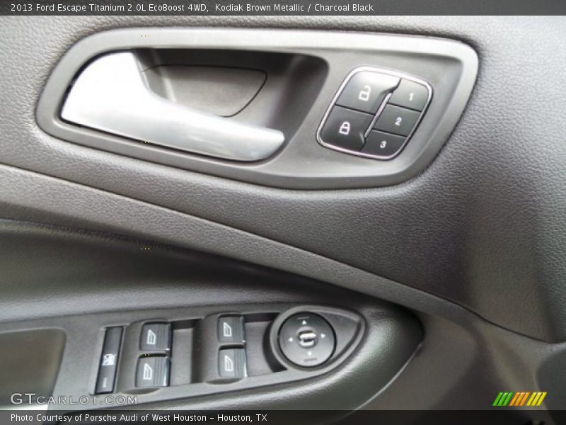 Kodiak Brown Metallic / Charcoal Black 2013 Ford Escape Titanium 2.0L EcoBoost 4WD