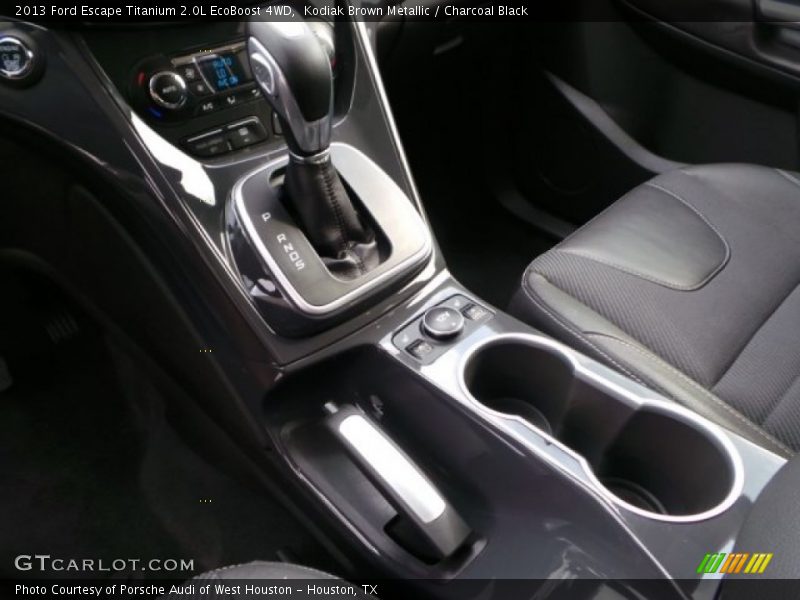 Kodiak Brown Metallic / Charcoal Black 2013 Ford Escape Titanium 2.0L EcoBoost 4WD