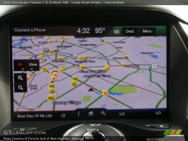 Kodiak Brown Metallic / Charcoal Black 2013 Ford Escape Titanium 2.0L EcoBoost 4WD