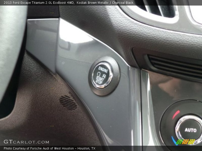 Kodiak Brown Metallic / Charcoal Black 2013 Ford Escape Titanium 2.0L EcoBoost 4WD
