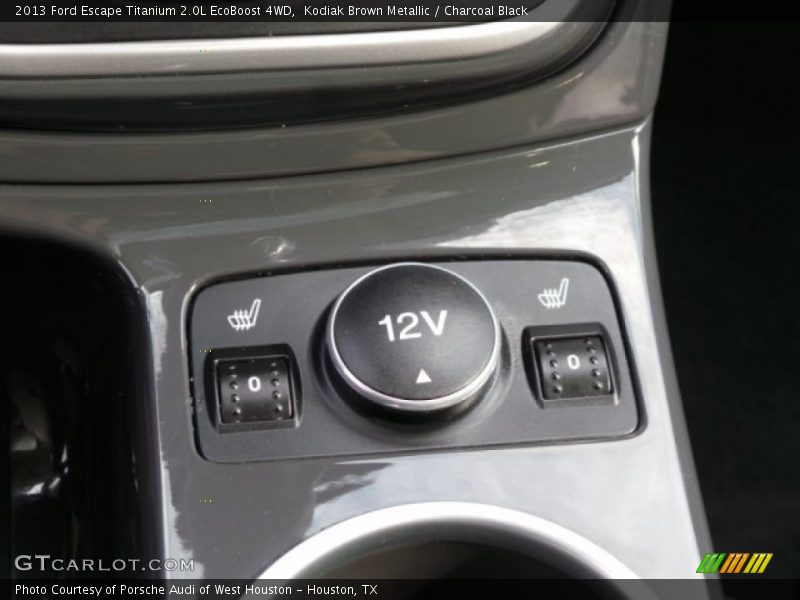 Kodiak Brown Metallic / Charcoal Black 2013 Ford Escape Titanium 2.0L EcoBoost 4WD